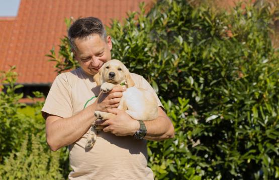 Marco Wüstenbecker mit Dashwood Harehunter Watson